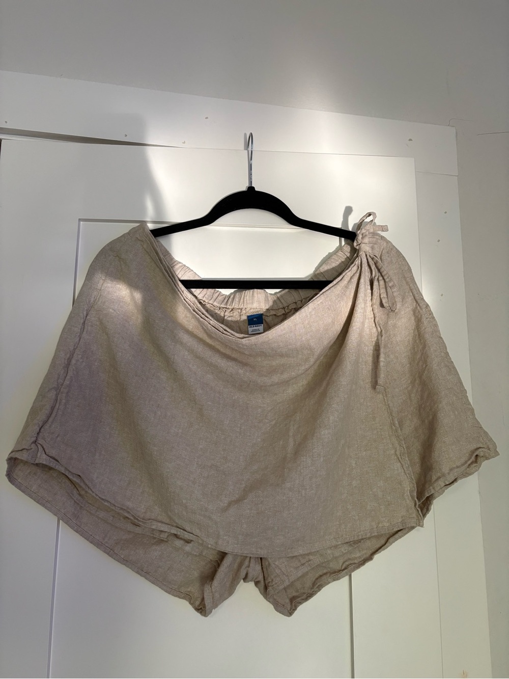 Old Navy Beige Linen-Look Skort